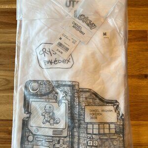 Daniel Arsham x Pokemon x Uniqlo Crystal Pokedex Tee White Size M